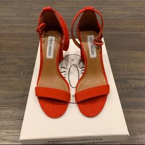 Steve Madden Red Block heels in Size 5M(New)